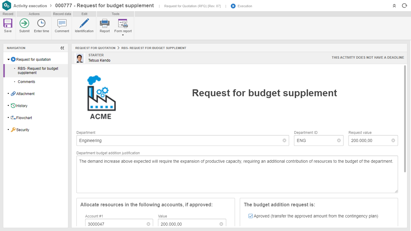 screenshot of SoftExpert Suite